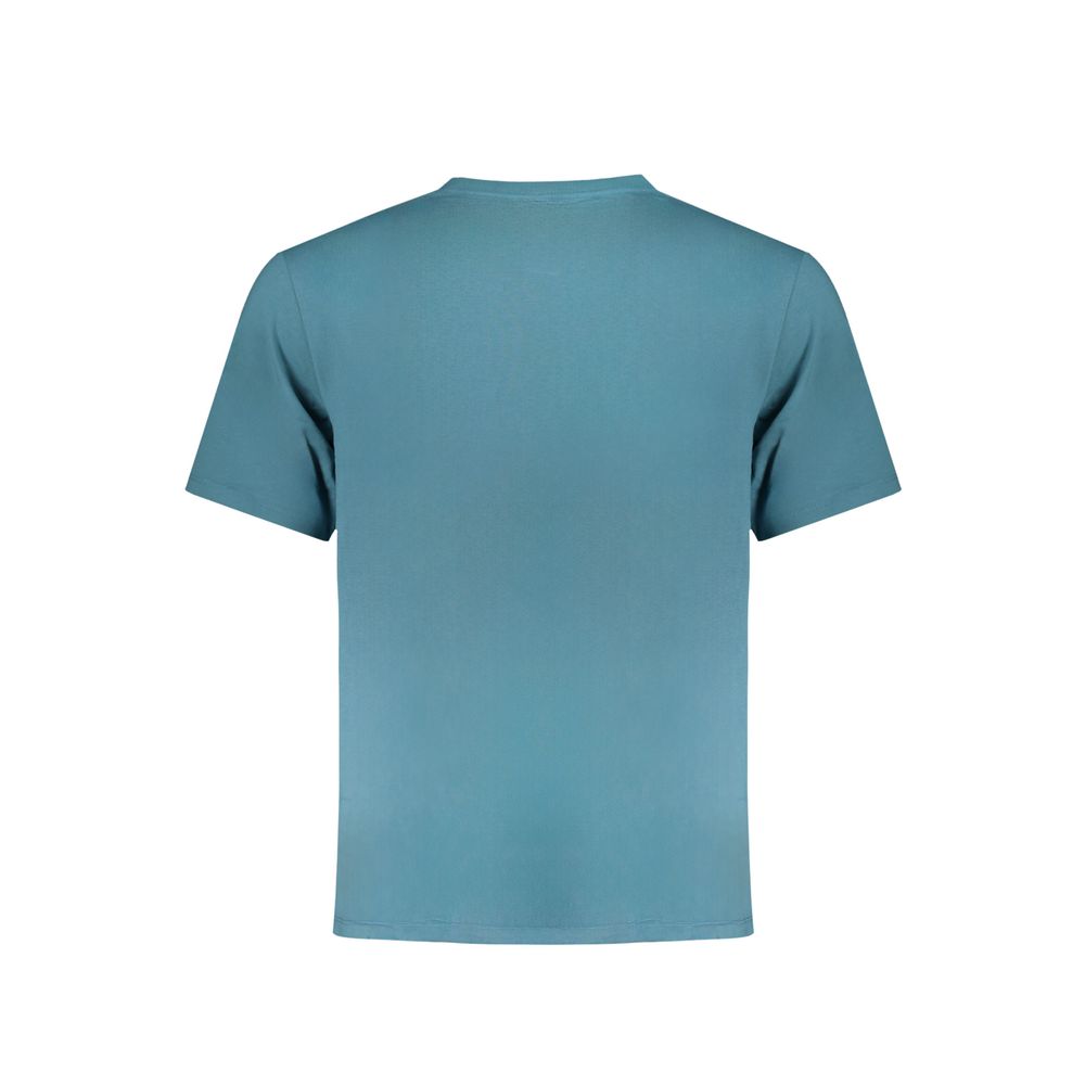 Wrangler Blue Cotton T-Shirt LUNESCAPE