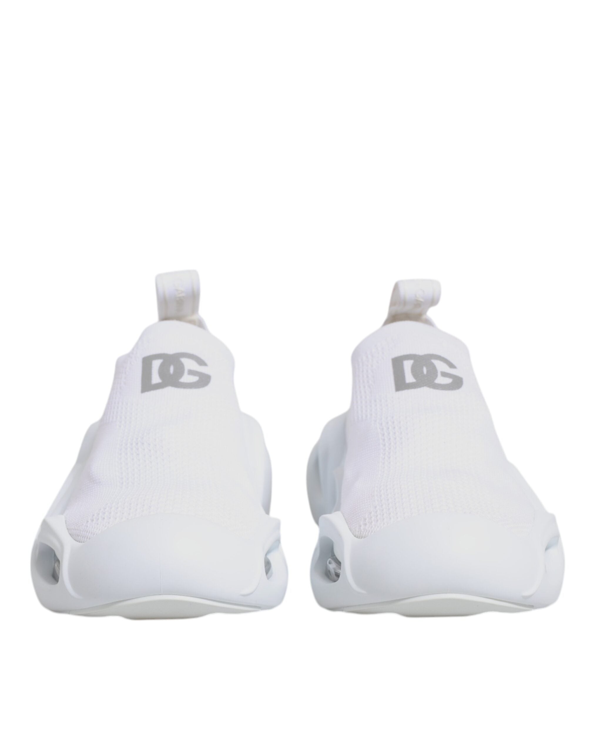 Dolce & Gabbana White Slip On Wave Low Top Sneakers Shoes LUNESCAPE