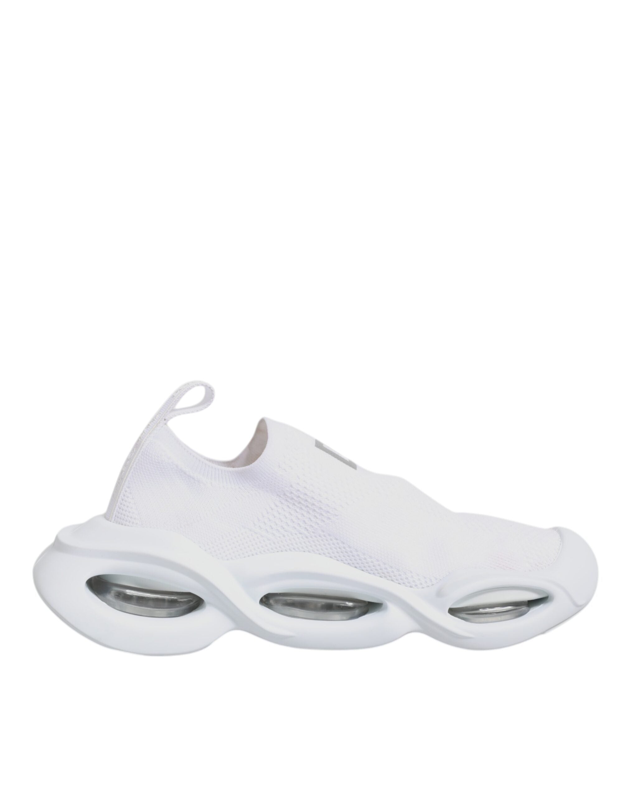 Dolce & Gabbana White Slip On Wave Low Top Sneakers Shoes LUNESCAPE