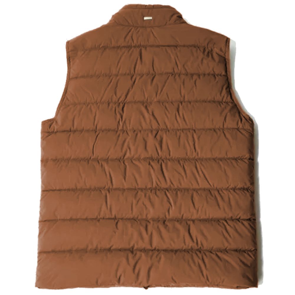 Herno Brown Nylon Vest LUNESCAPE
