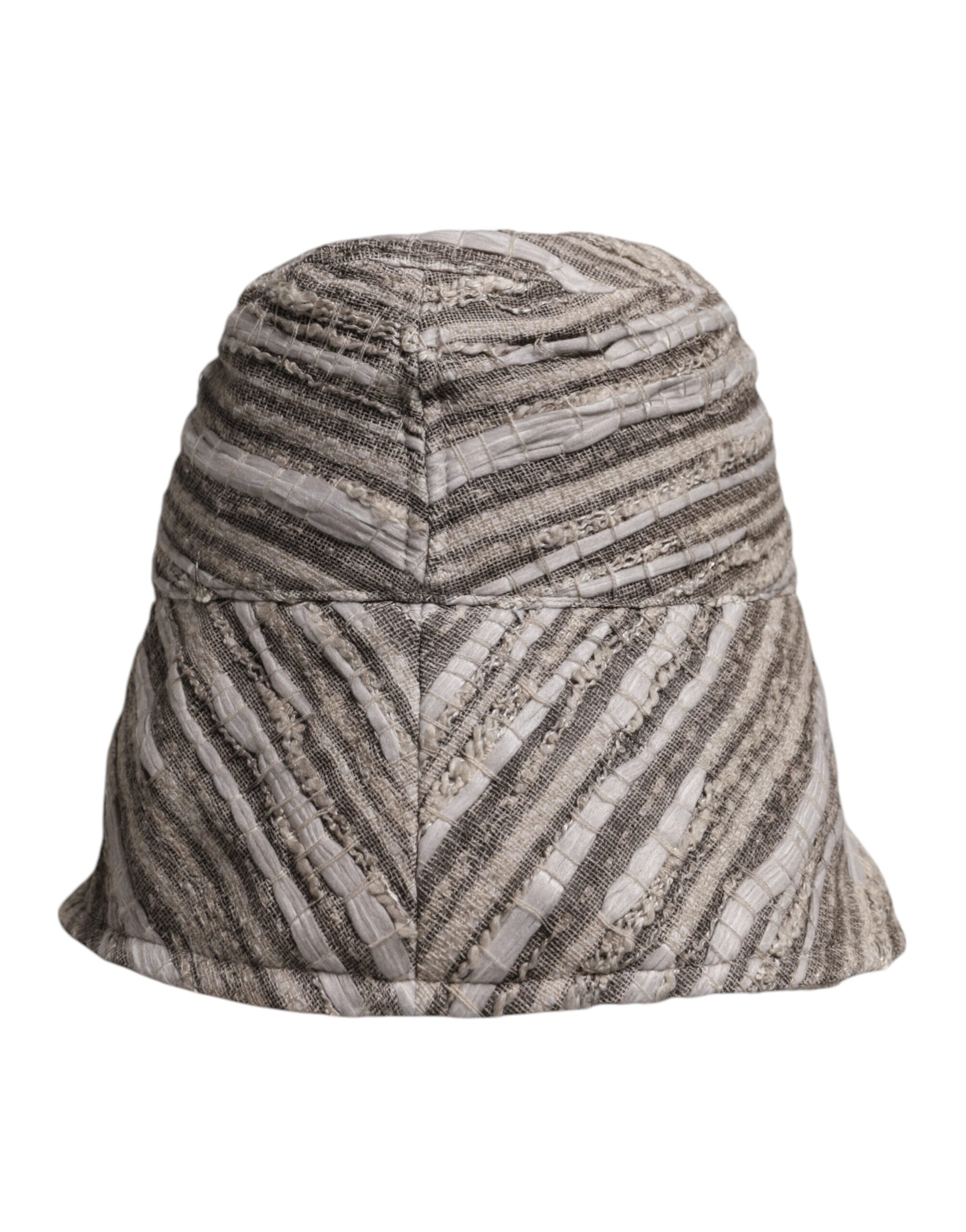 Dolce & Gabbana Multicolor Stripes Cotton Bucket Cap LUNESCAPE