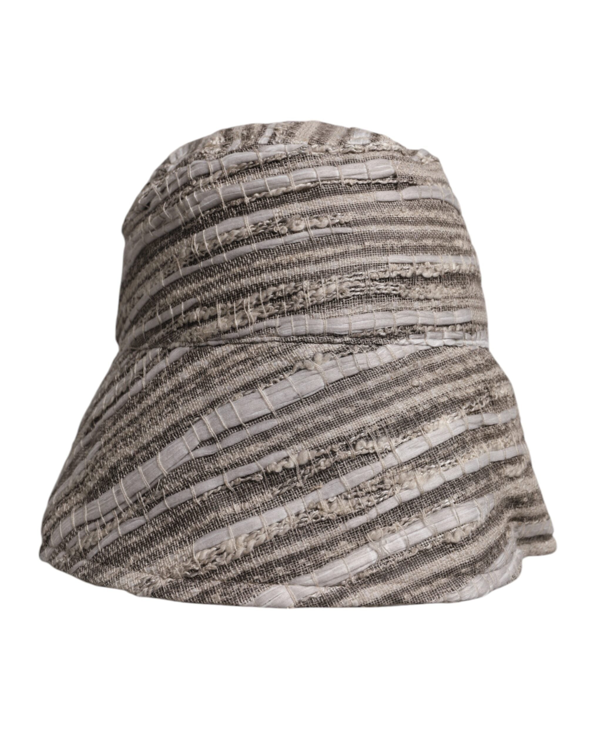 Dolce & Gabbana Multicolor Stripes Cotton Bucket Cap LUNESCAPE