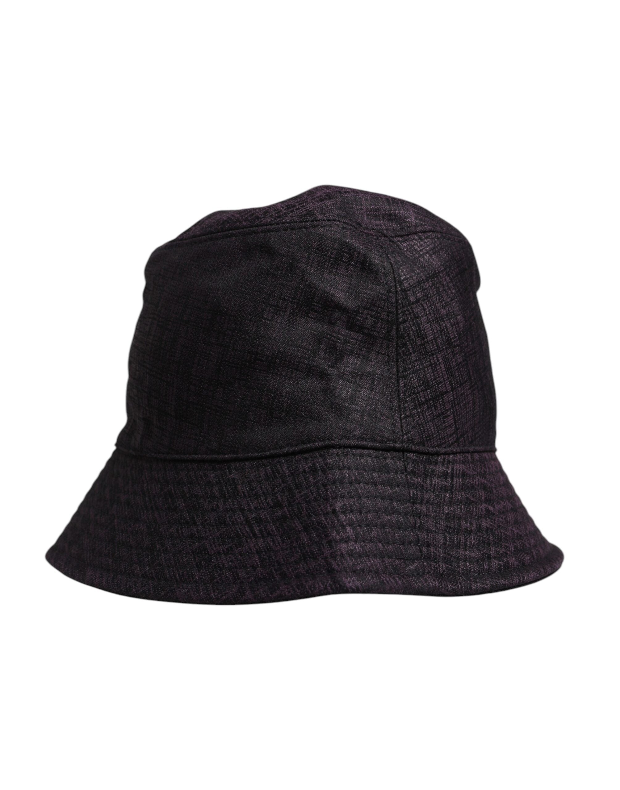 Dolce & Gabbana Black Wide Brim Nylon Bucket Hat LUNESCAPE