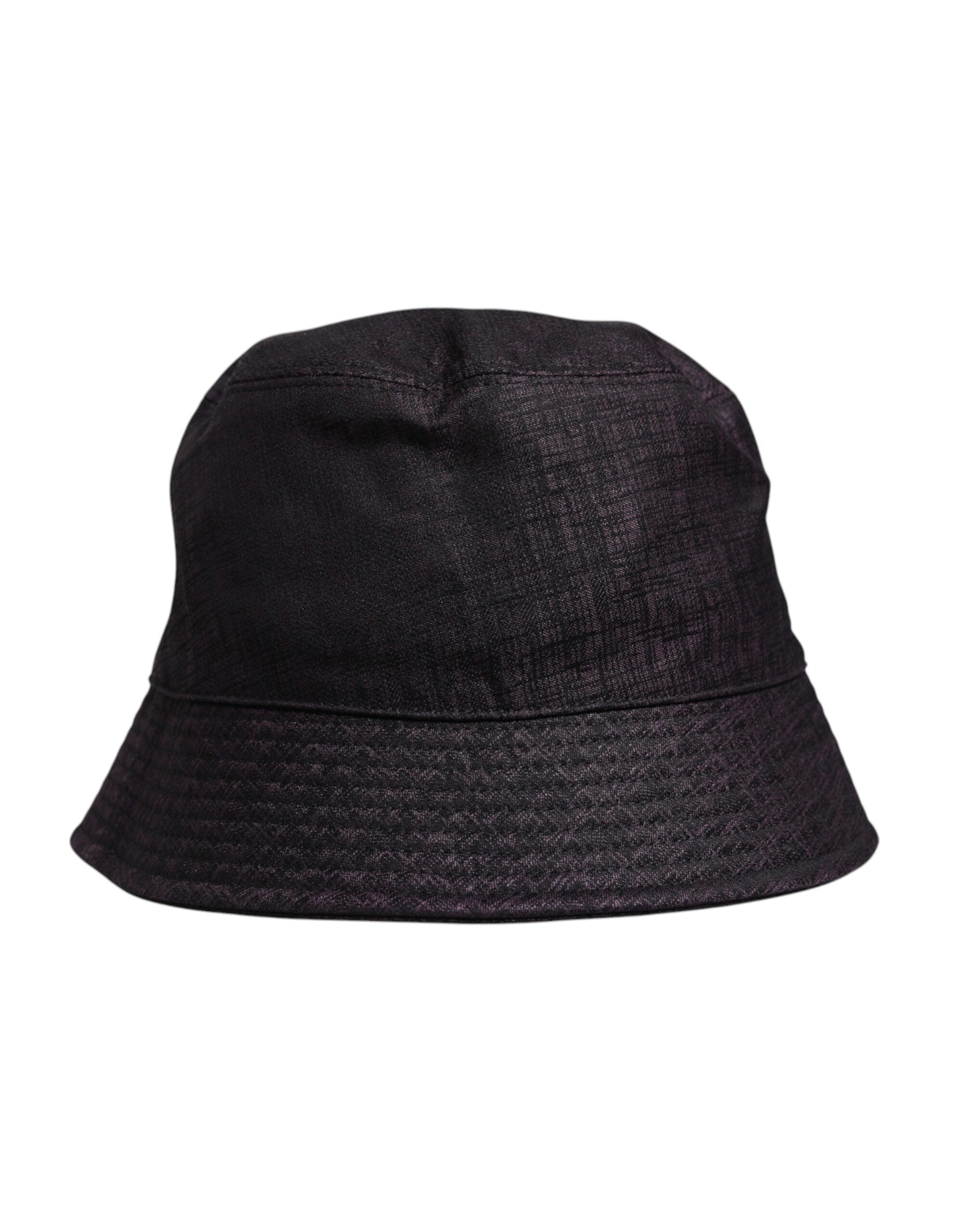 Dolce & Gabbana Black Wide Brim Nylon Bucket Hat LUNESCAPE