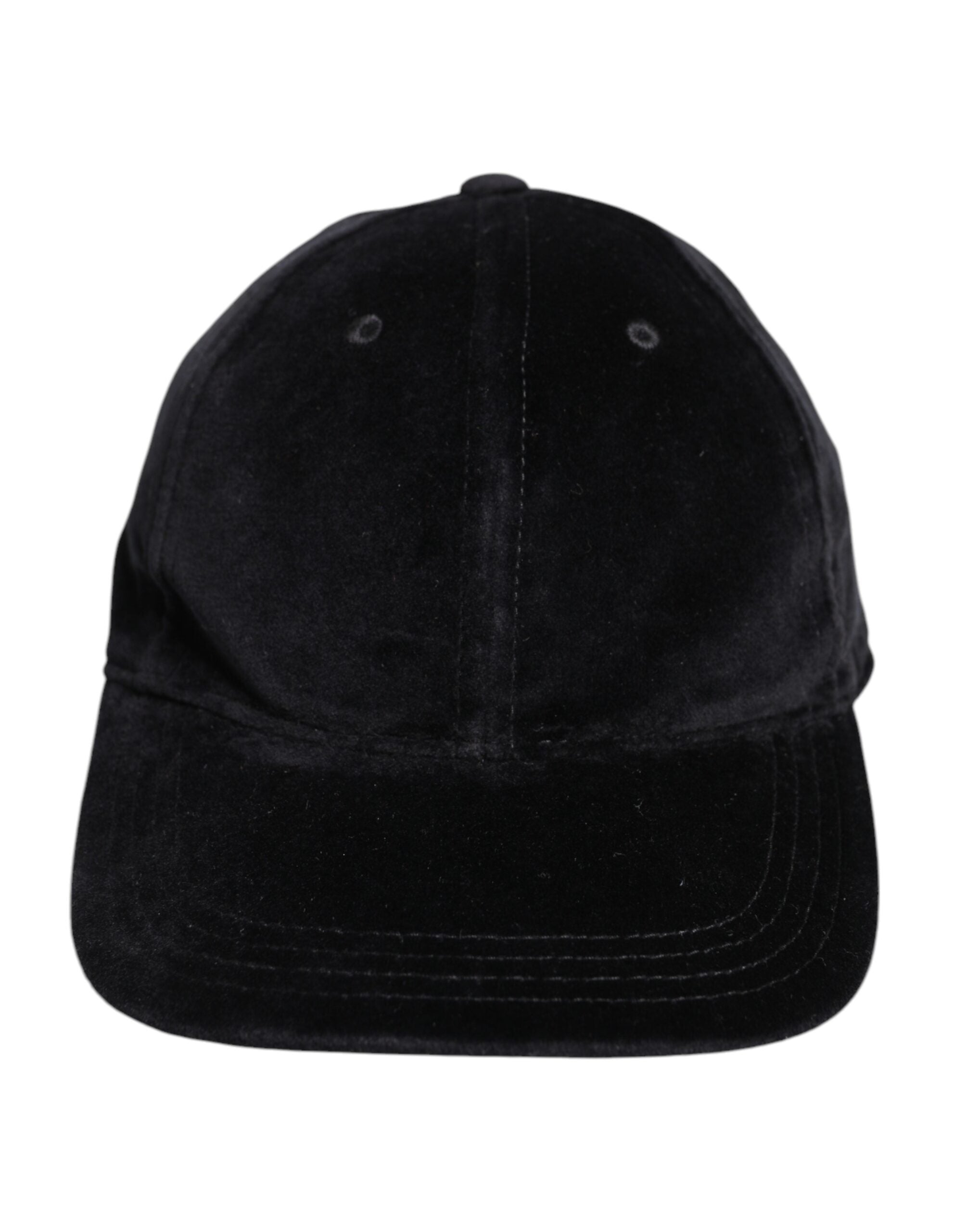 Dolce & Gabbana Black Cotton 6 Panels Baseball Cap LUNESCAPE