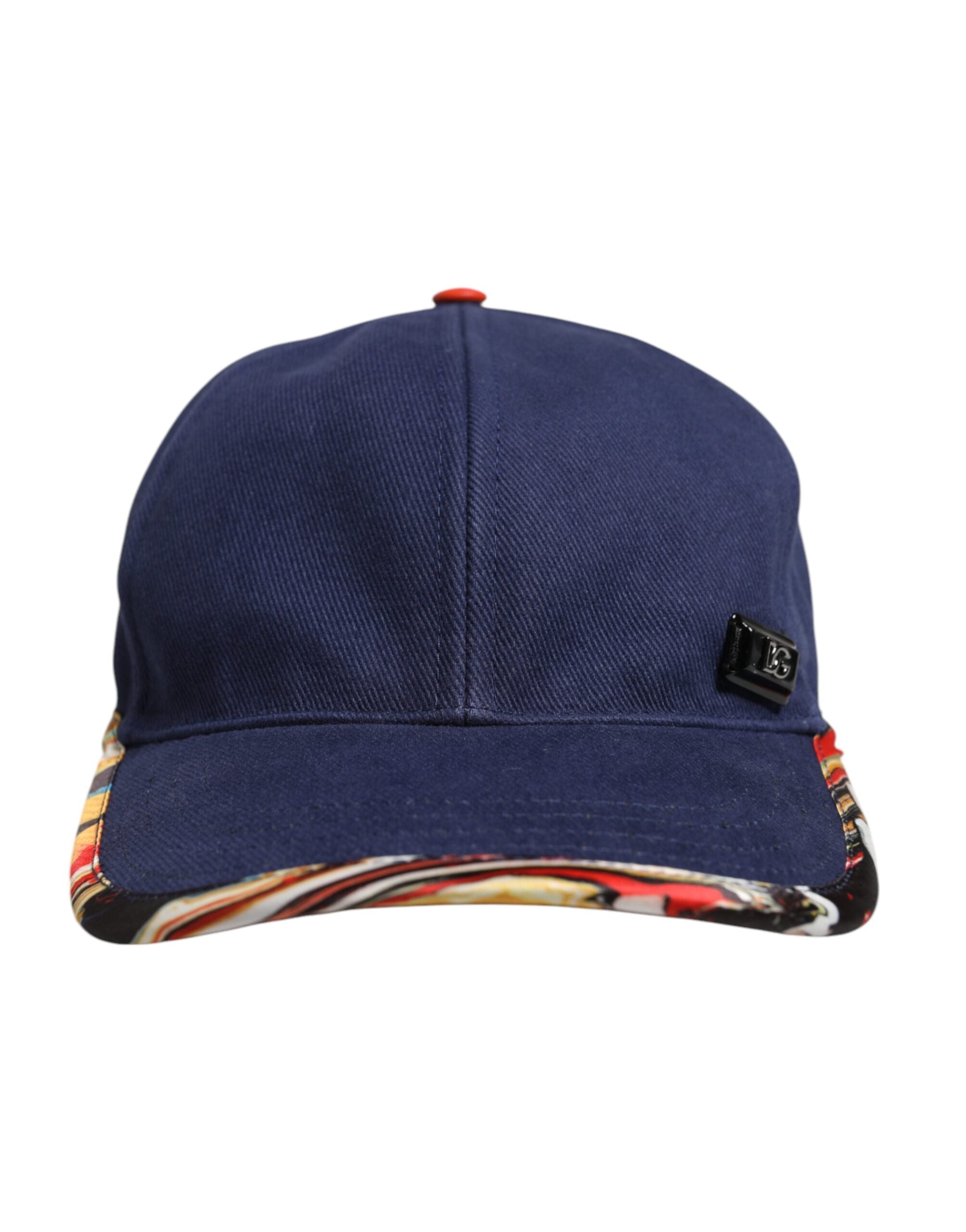 Dolce & Gabbana Blue Cotton 6 Panels Baseball Cap LUNESCAPE
