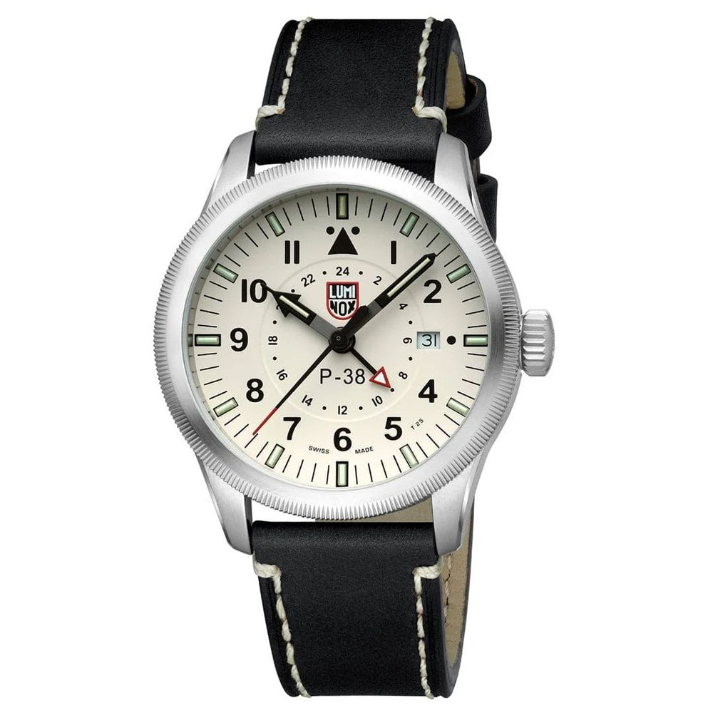 Luminox Black Leather Watch LUNESCAPE