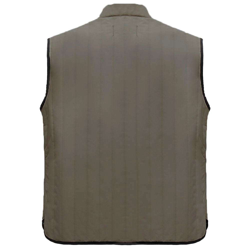 Refrigiwear Gray Polyester Men Vest LUNESCAPE