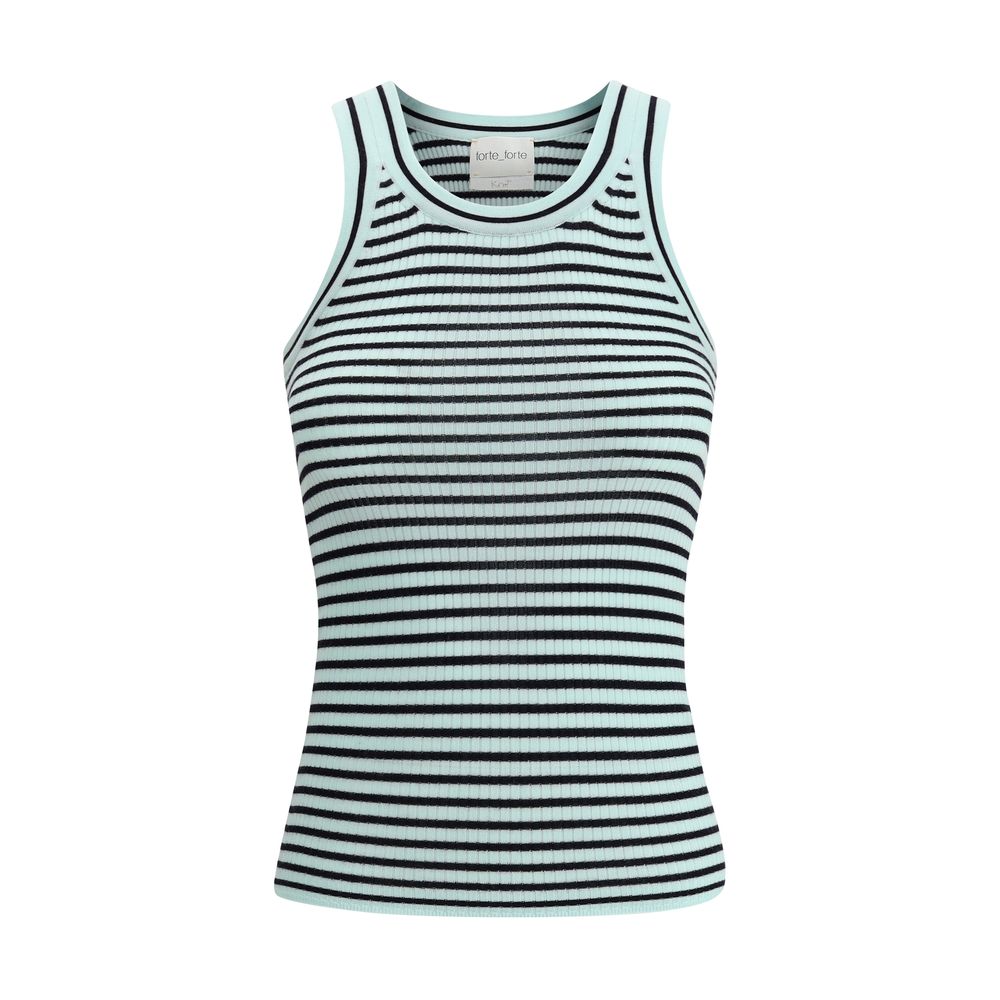 Forte_Forte Striped Tank Top LUNESCAPE