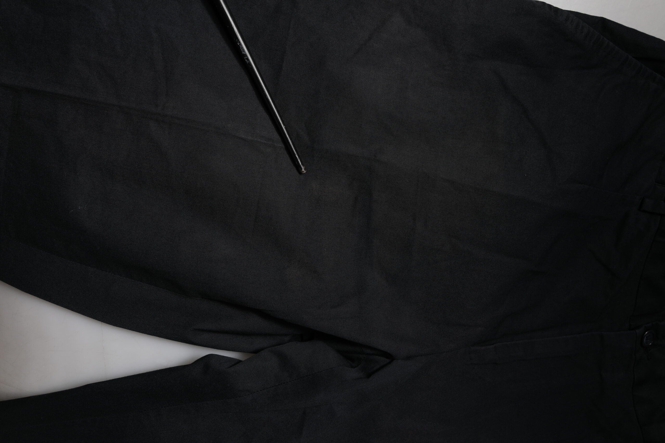 Dolce & Gabbana Black Cotton Stretch Skinny Dress Formal Pants LUNESCAPE