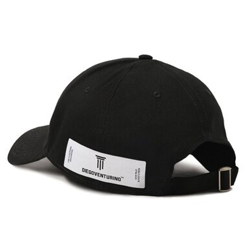 Diego Venturino Black Cotton Hats & Cap LUNESCAPE