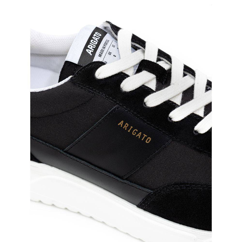 Axel Arigato Black And White Fabric And Leather Sneaker LUNESCAPE