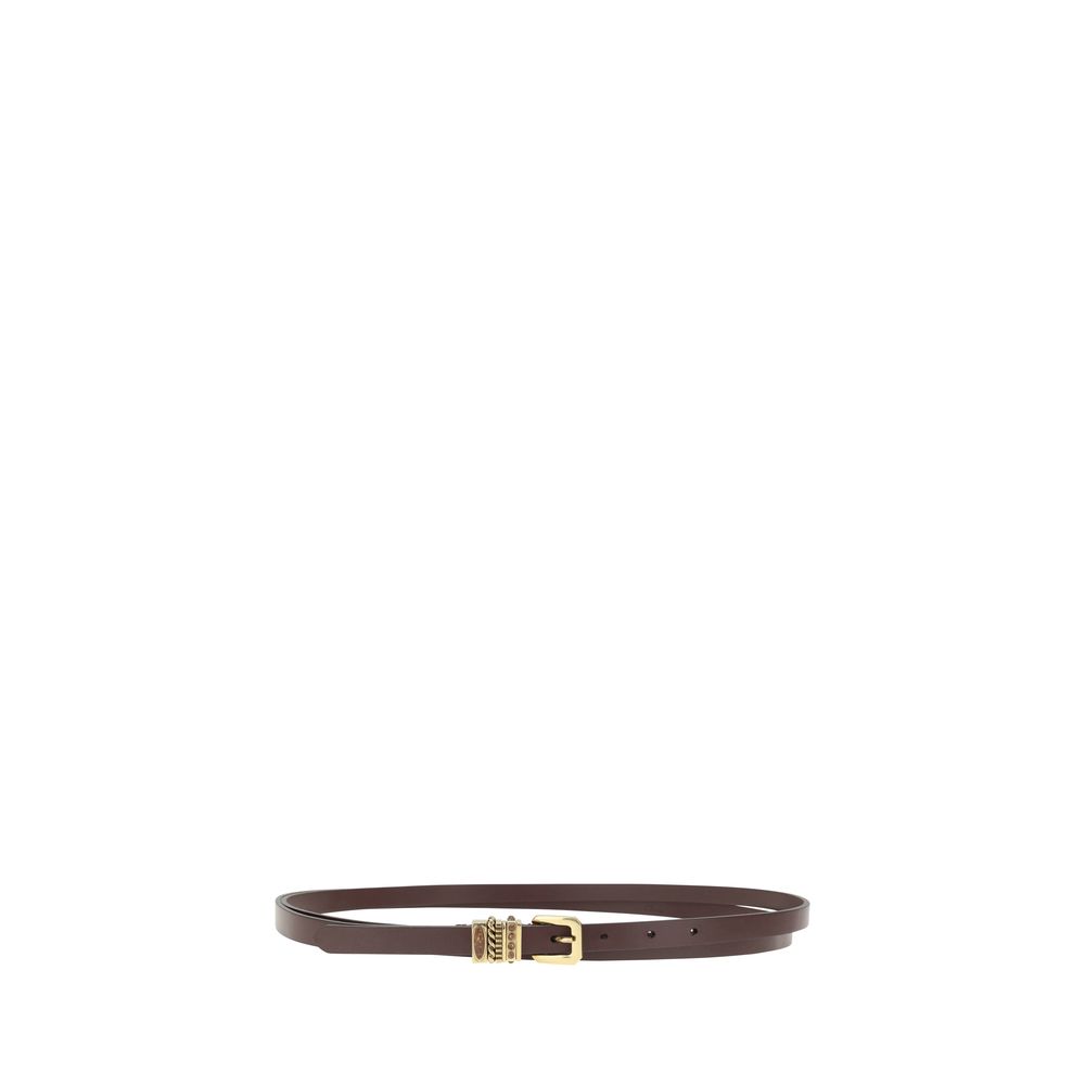 Etro Double Leather Belt LUNESCAPE