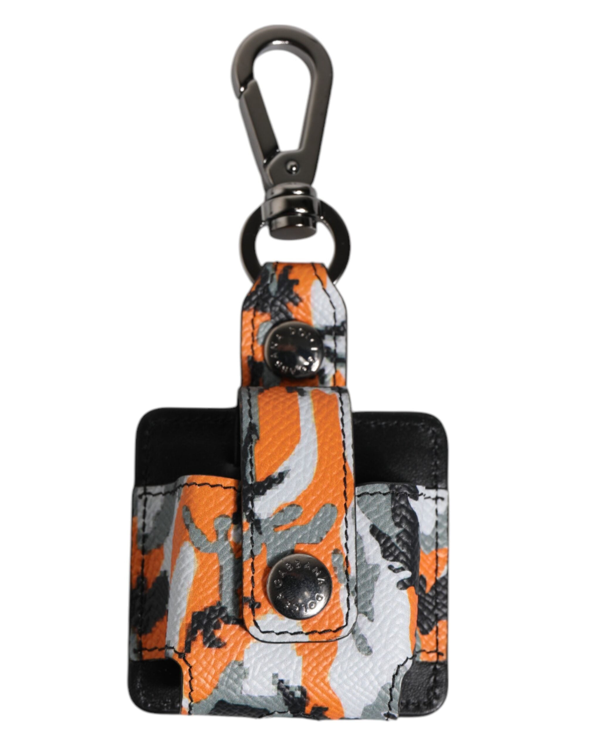 Dolce & Gabbana Multicolor Camouflage Leather Airpods Case LUNESCAPE