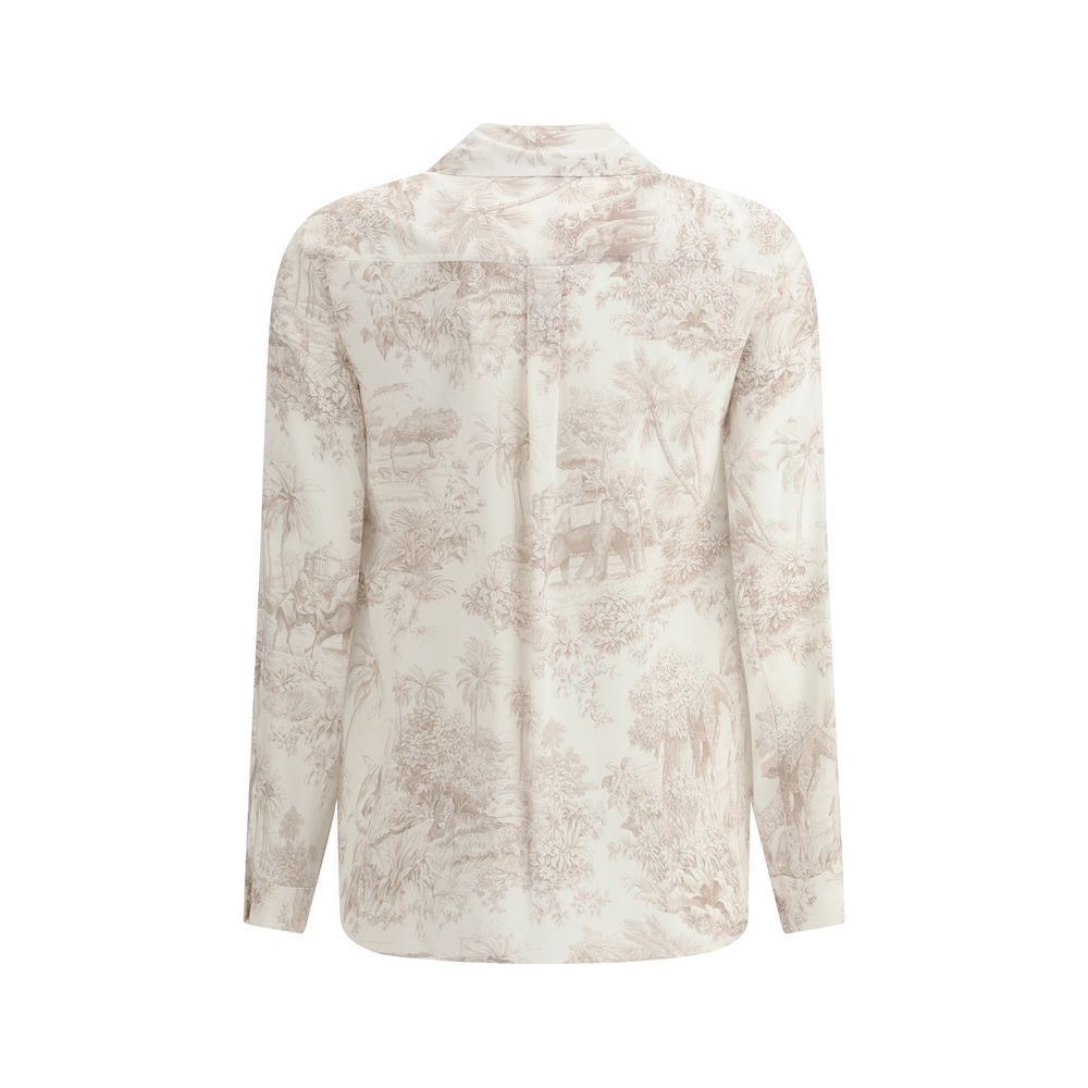 Ella Toile de jouy printed Shirt LUNESCAPE