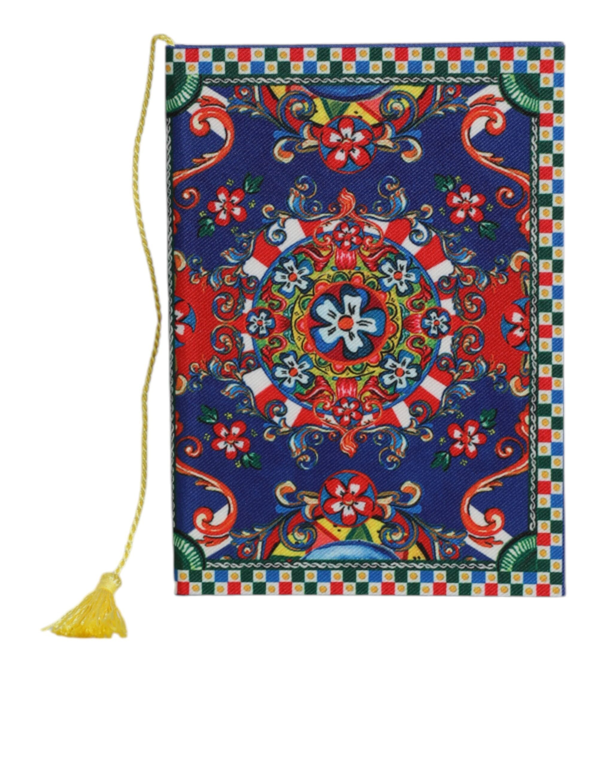Dolce & Gabbana Vintage Floral Carretto Siciliano Print Notebook