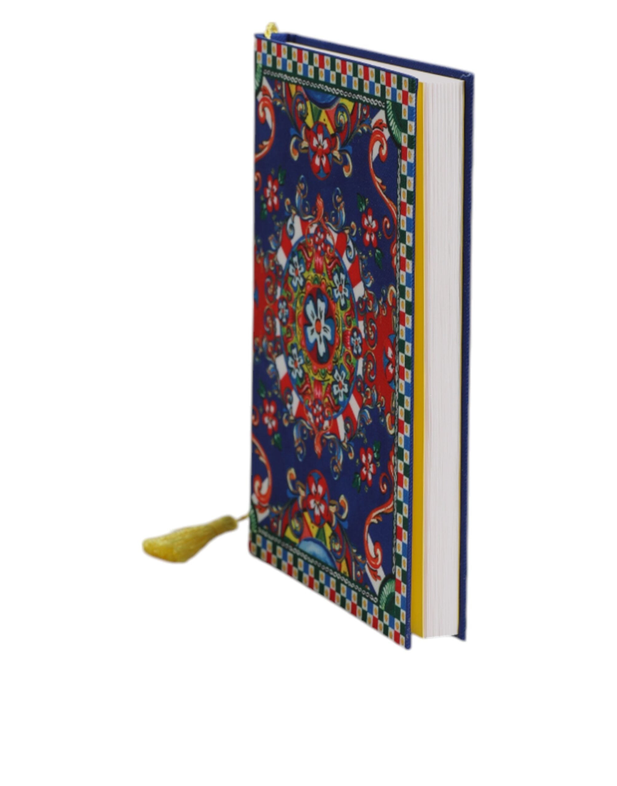 Dolce & Gabbana Vintage Floral Carretto Siciliano Print Notebook