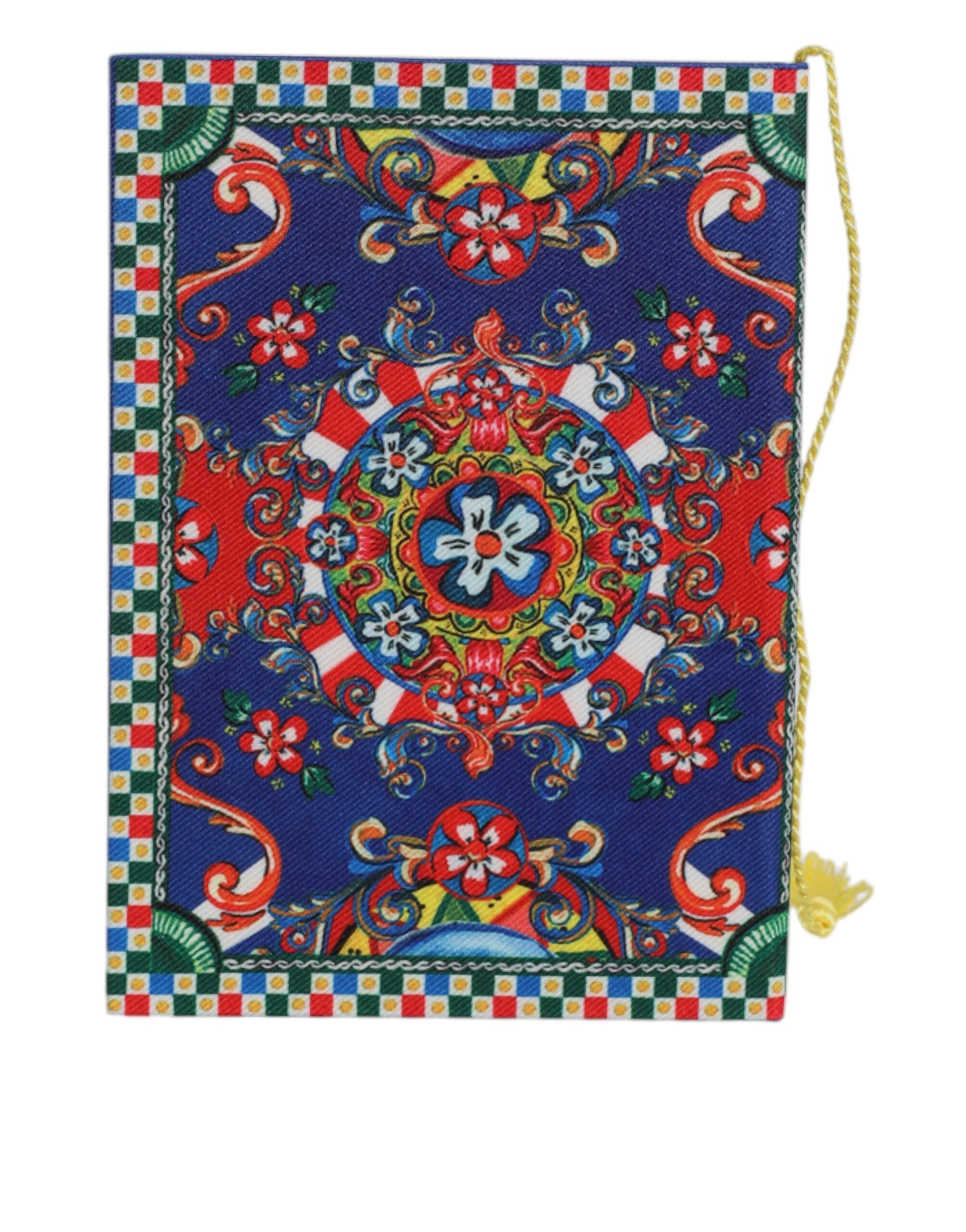Dolce & Gabbana Vintage Floral Carretto Siciliano Print Notebook