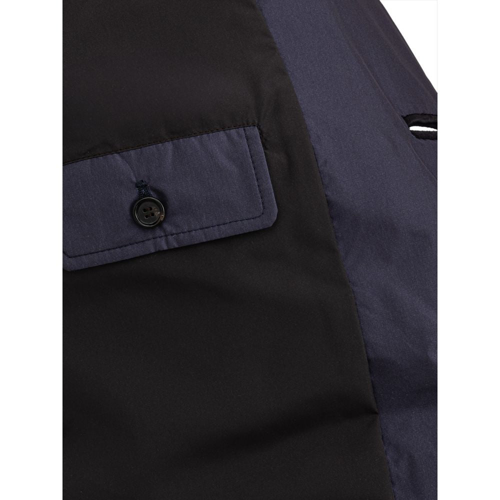 Dolce & Gabbana Blue Quilted Coat
