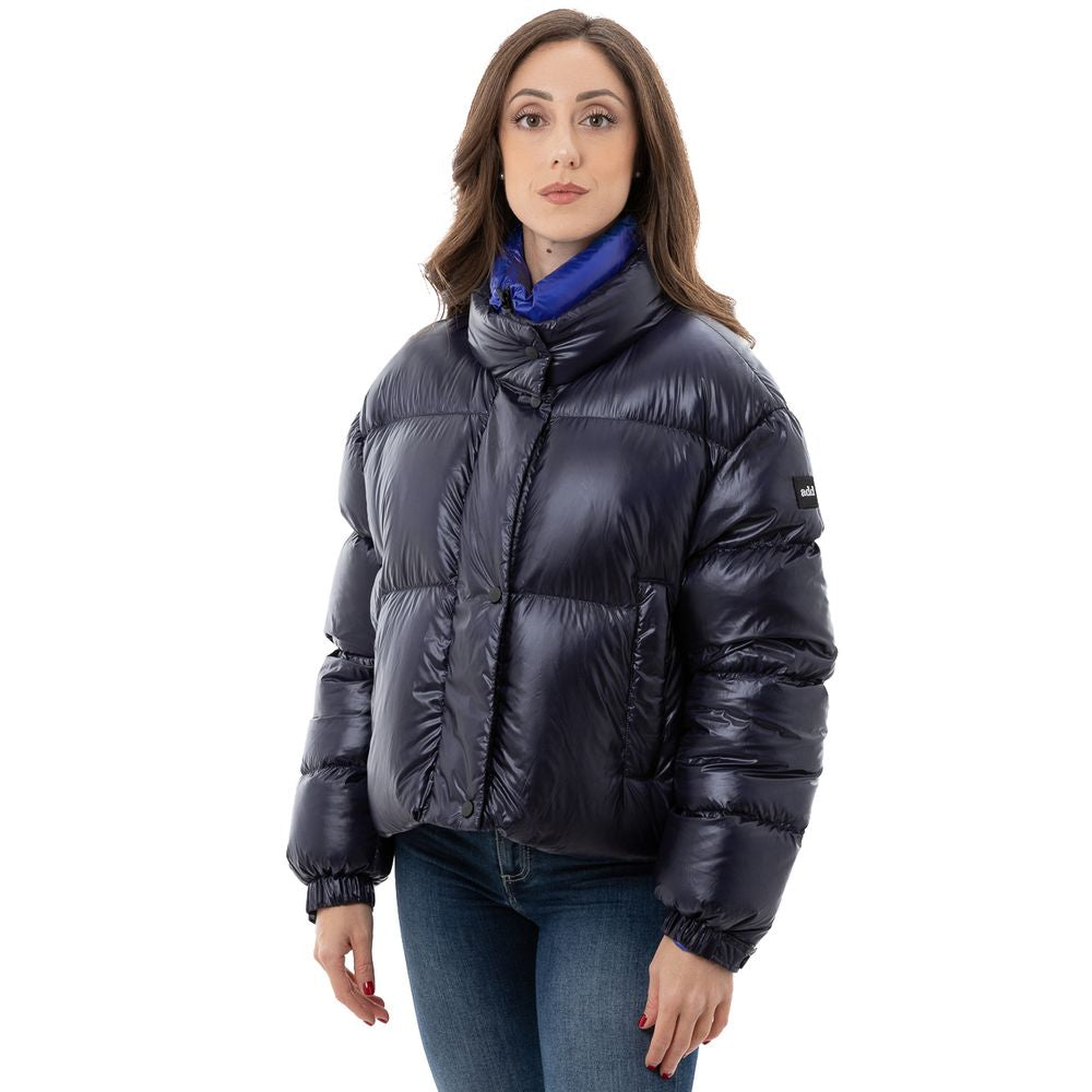 Add Blue Puffer Coat for Women LUNESCAPE