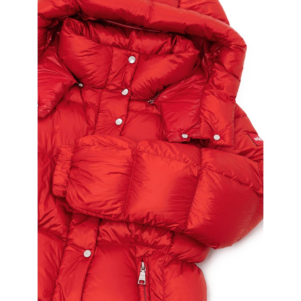 Add Red Puffer Coat for Women LUNESCAPE