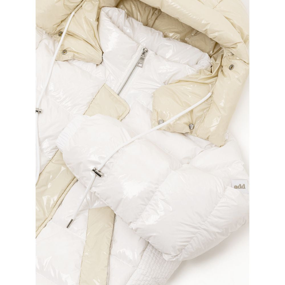 Add White Puffer Coat for Women LUNESCAPE