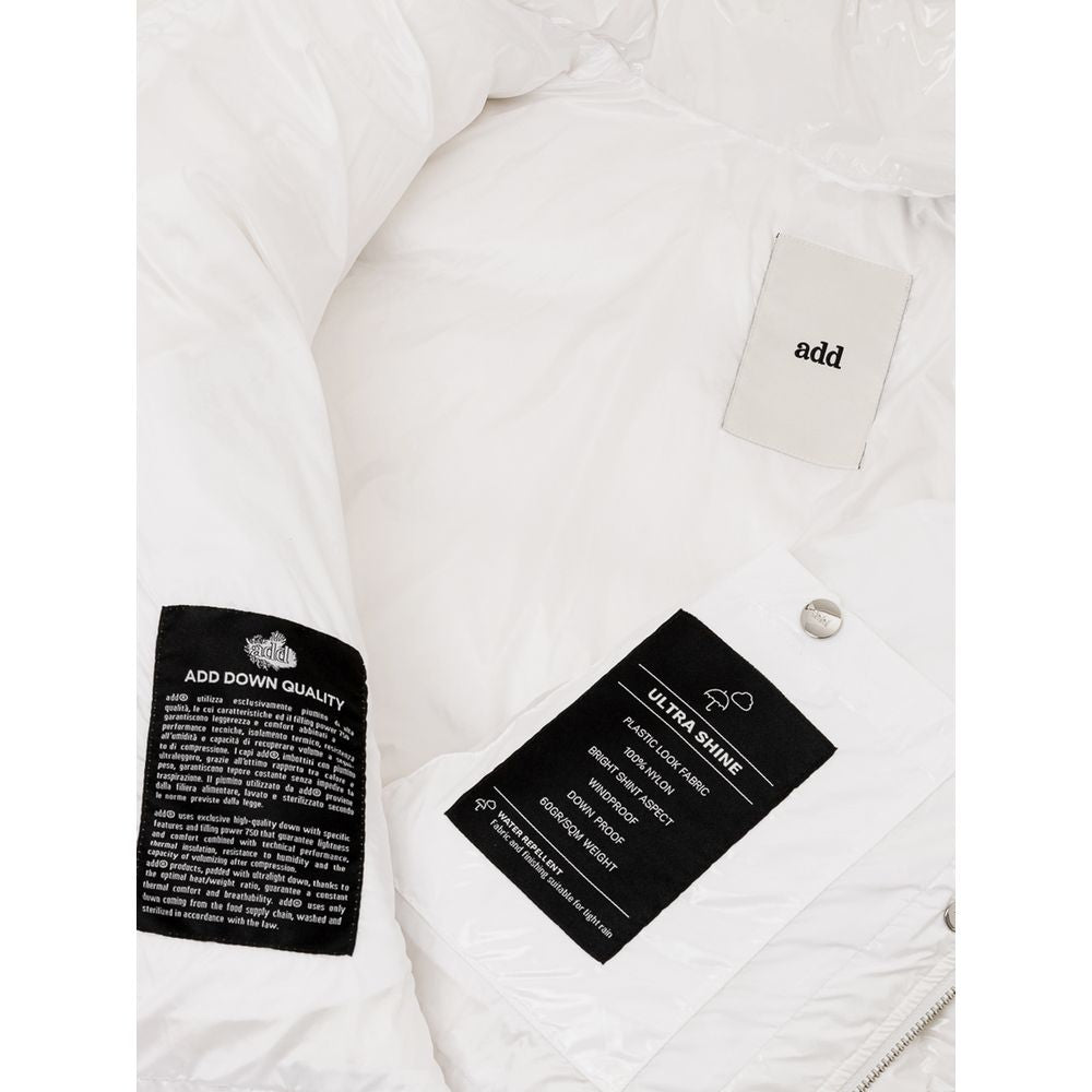 Add White Puffer Coat for Women LUNESCAPE