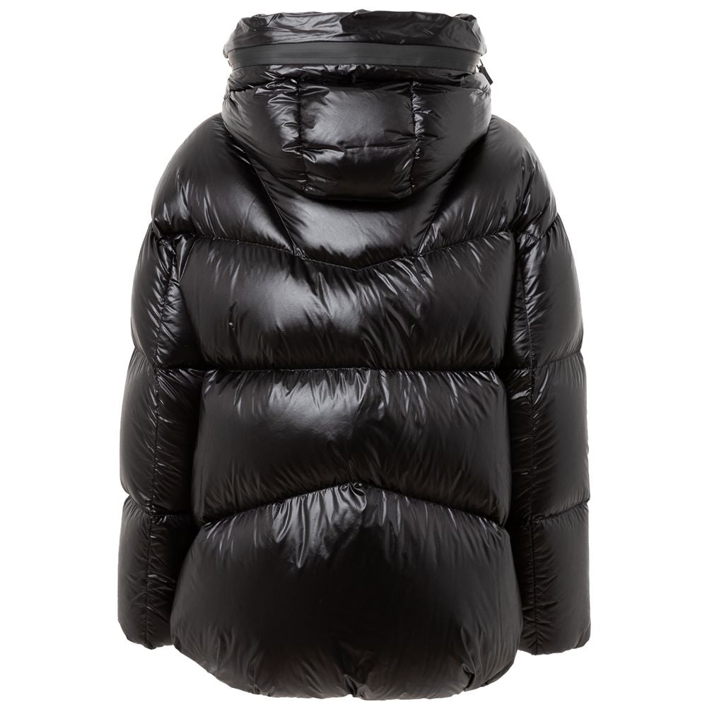 Add Black Puffer Coat for Women LUNESCAPE