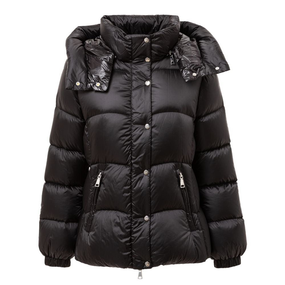 Add Black Puffer Coat for Women LUNESCAPE
