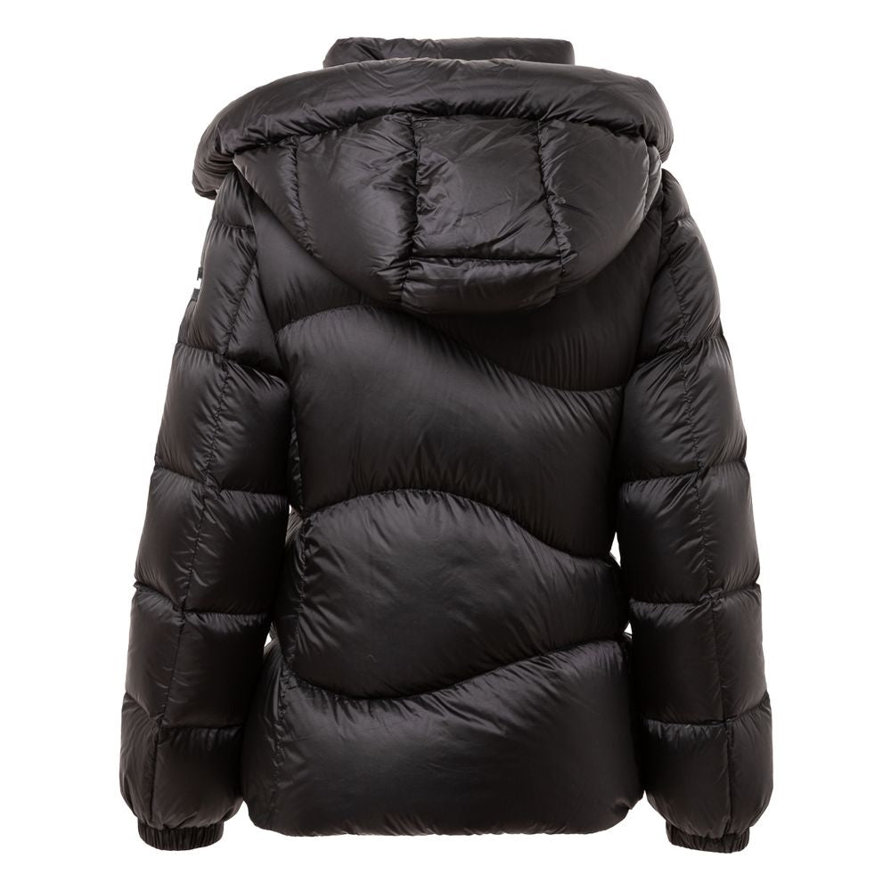 Add Black Puffer Coat for Women LUNESCAPE