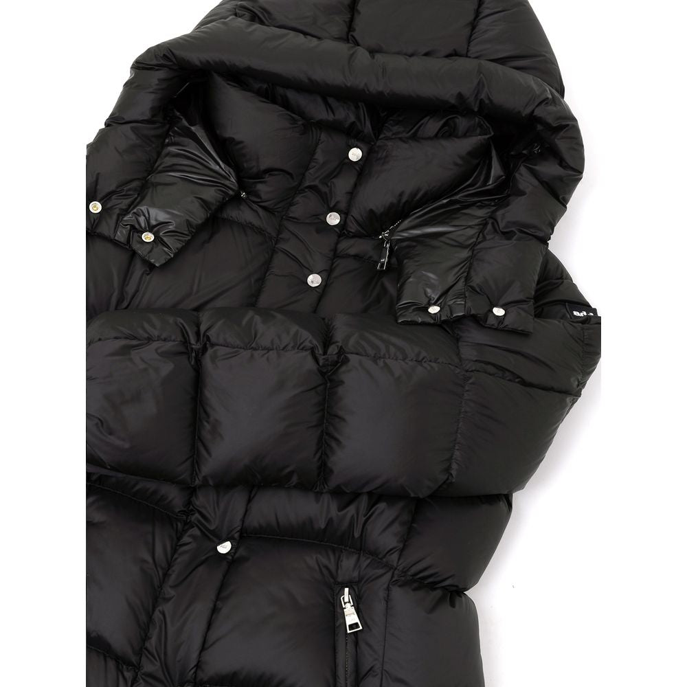 Add Black Puffer Coat for Women LUNESCAPE