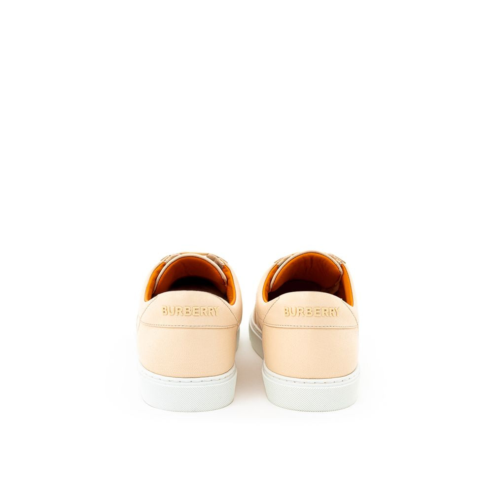 Burberry Pink Leather Sneaker LUNESCAPE