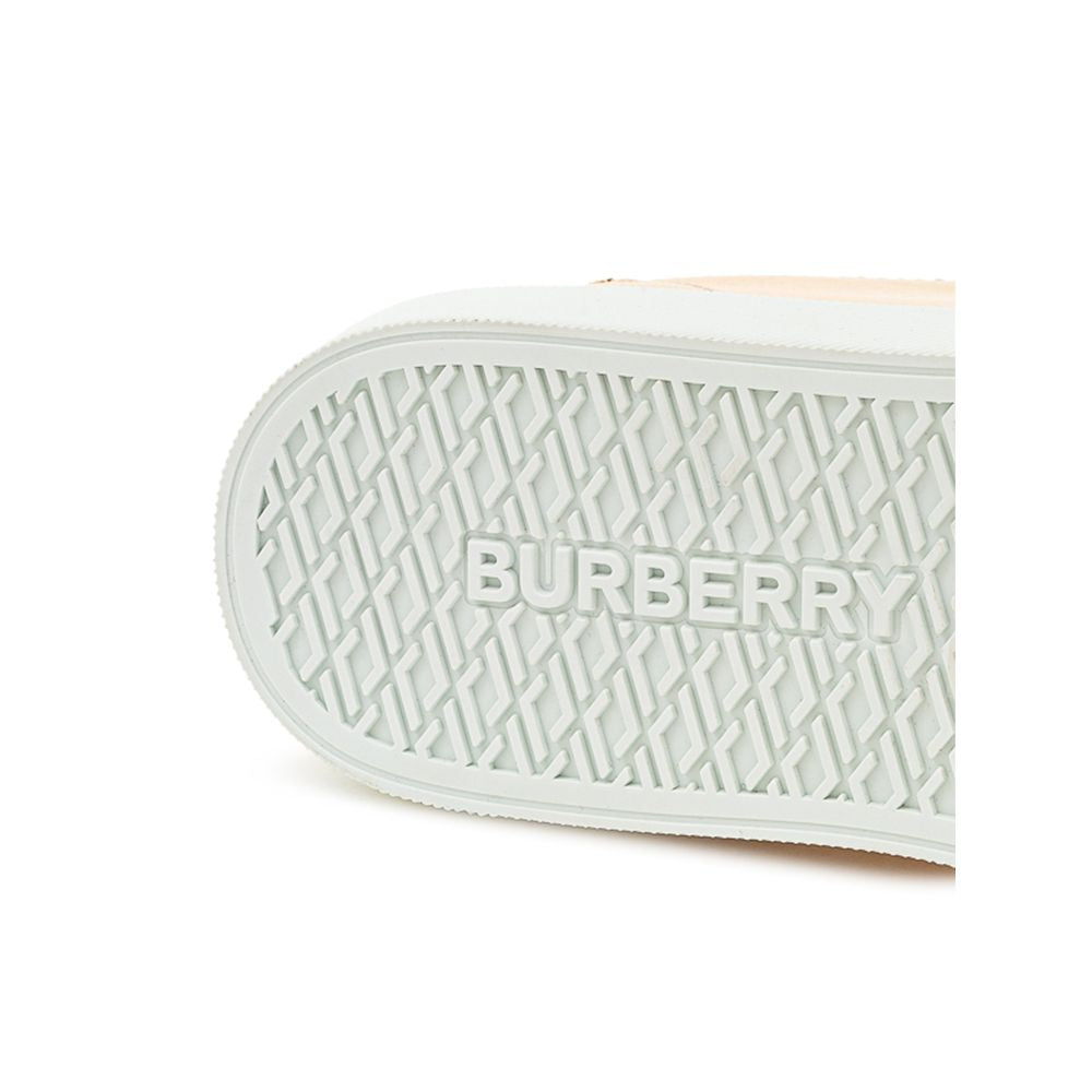 Burberry Pink Leather Sneaker LUNESCAPE