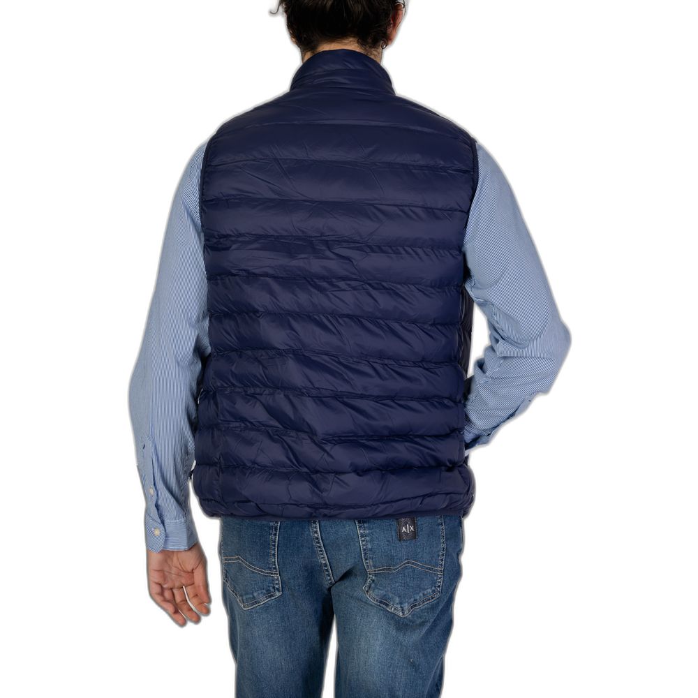 U.S. POLO ASSN. Blue Polyamide Sleveless Jacket LUNESCAPE