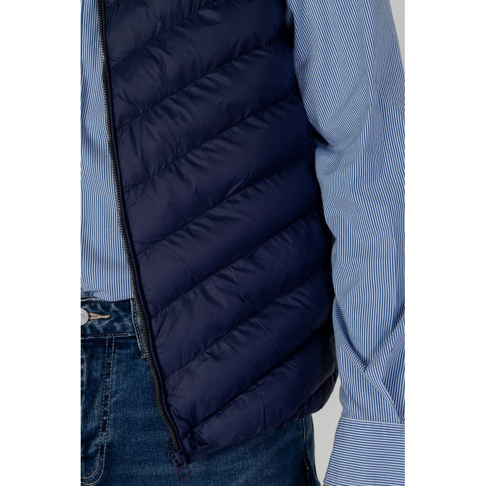 U.S. POLO ASSN. Blue Polyamide Sleveless Jacket LUNESCAPE