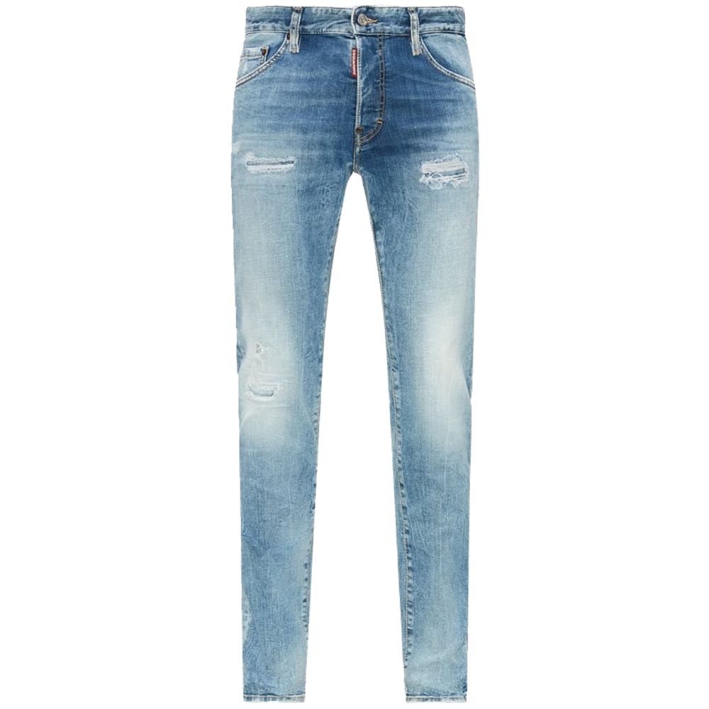 Dsquared² Blue Cotton Jeans
