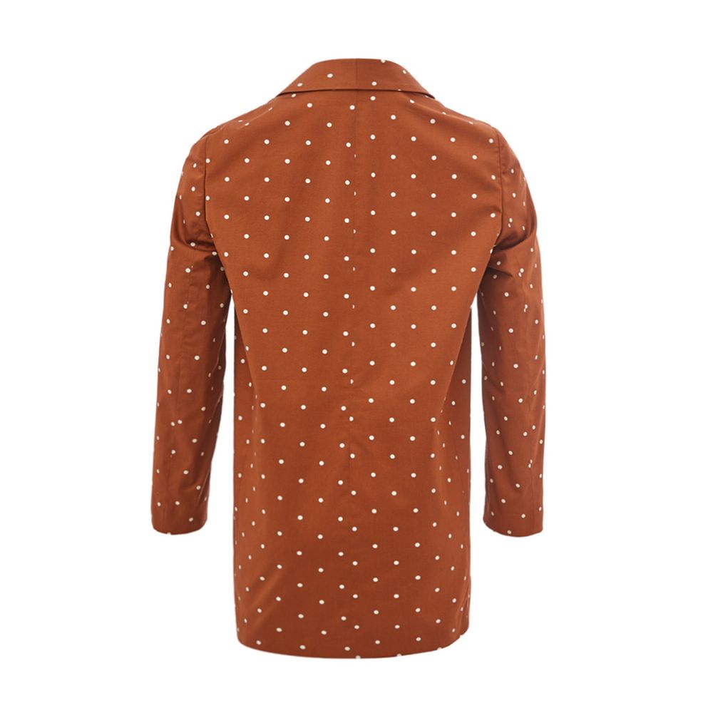 Lardini Chic Cotton Brown Jacket for the Modern Woman LUNESCAPE