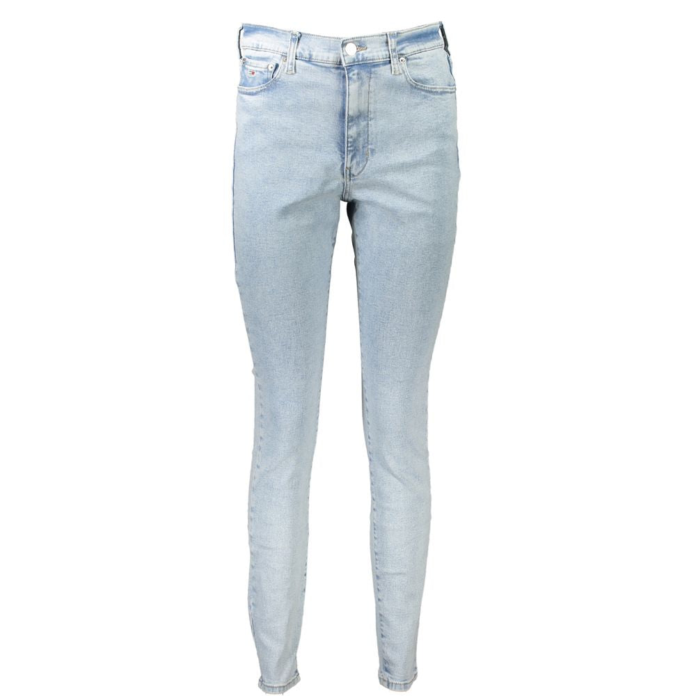 Tommy Hilfiger Light Blue Cotton Women Jeans LUNESCAPE