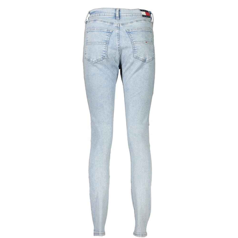 Tommy Hilfiger Light Blue Cotton Women Jeans LUNESCAPE