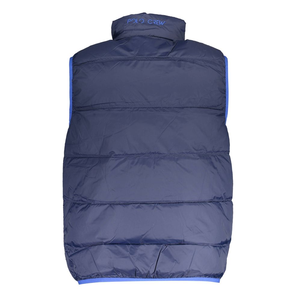 La Martina Blue Polyamide Men Jacket LUNESCAPE