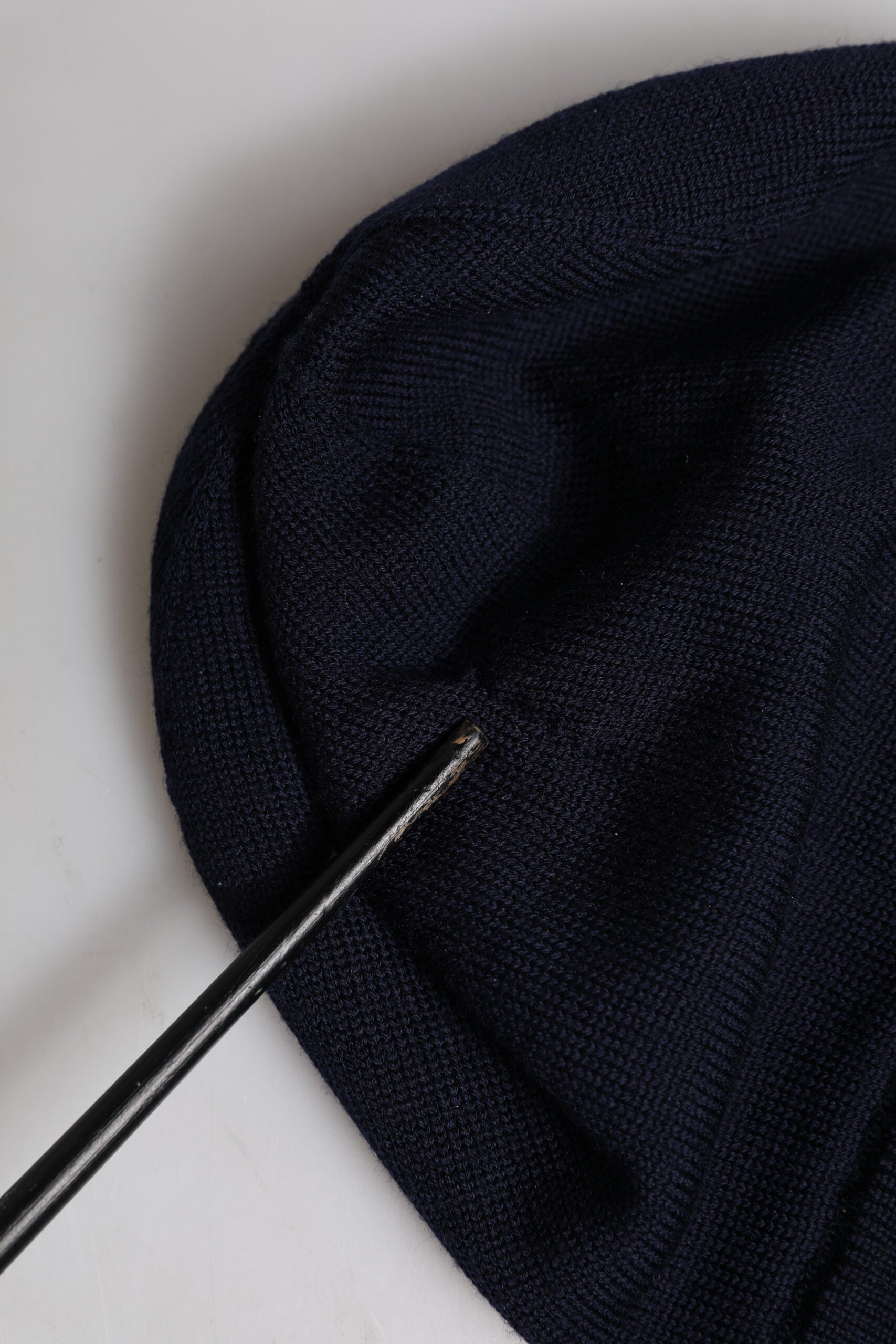 Dolce & Gabbana Black Wool Winter Beanie Hat