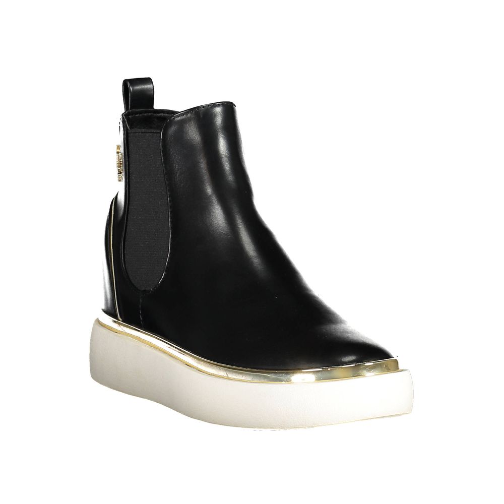 U.S. POLO ASSN. Black Polyester Women Boot LUNESCAPE