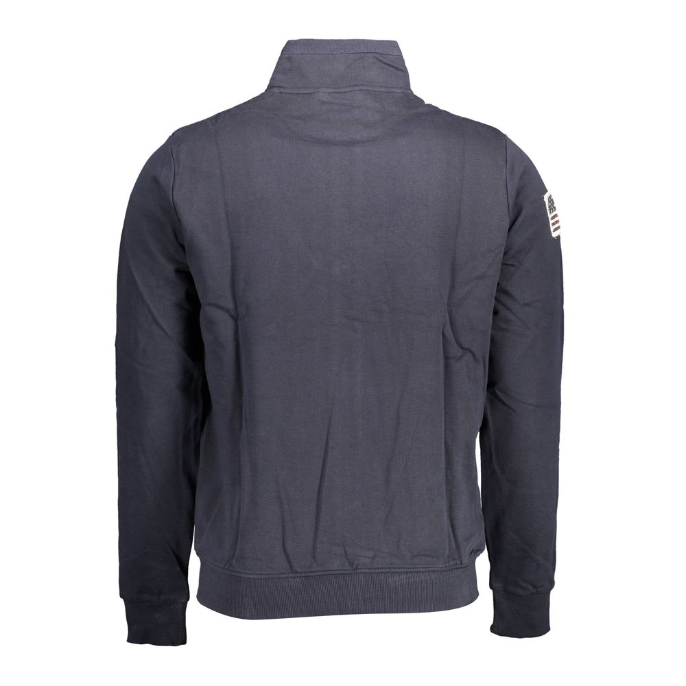 U.S. POLO ASSN. Blue Men's Fleece Field Jacket