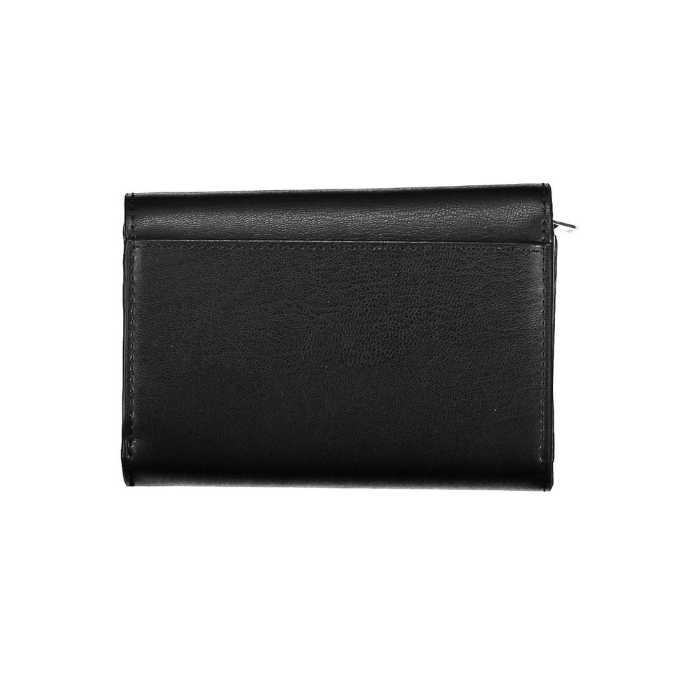 Tommy Hilfiger Black Polyethylene Women Wallet LUNESCAPE