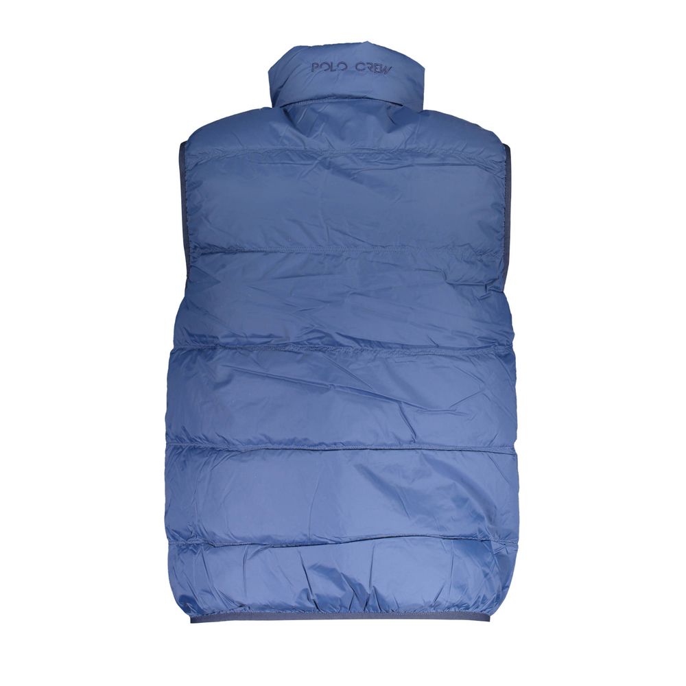 La Martina Blue Puffer Vest for Men