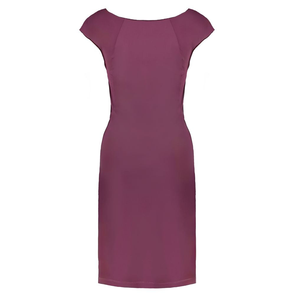 Patrizia Pepe Purple Elastane Dress LUNESCAPE