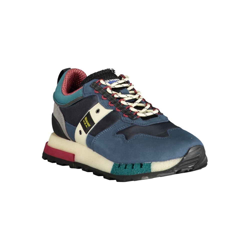 Blauer Blue Polyethylene Men Sneaker LUNESCAPE