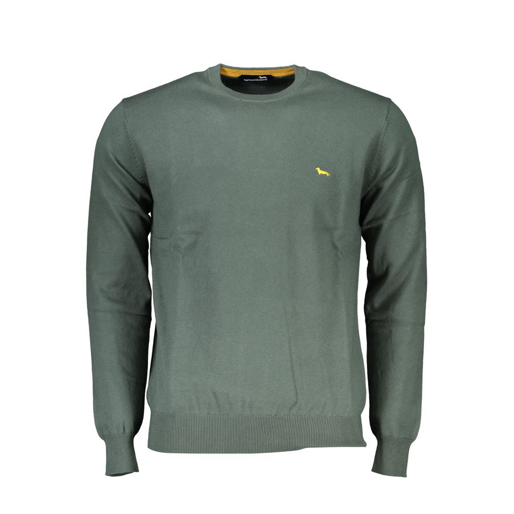 Harmont & Blaine Sophisticated Crew Neck Embroidered Sweater LUNESCAPE