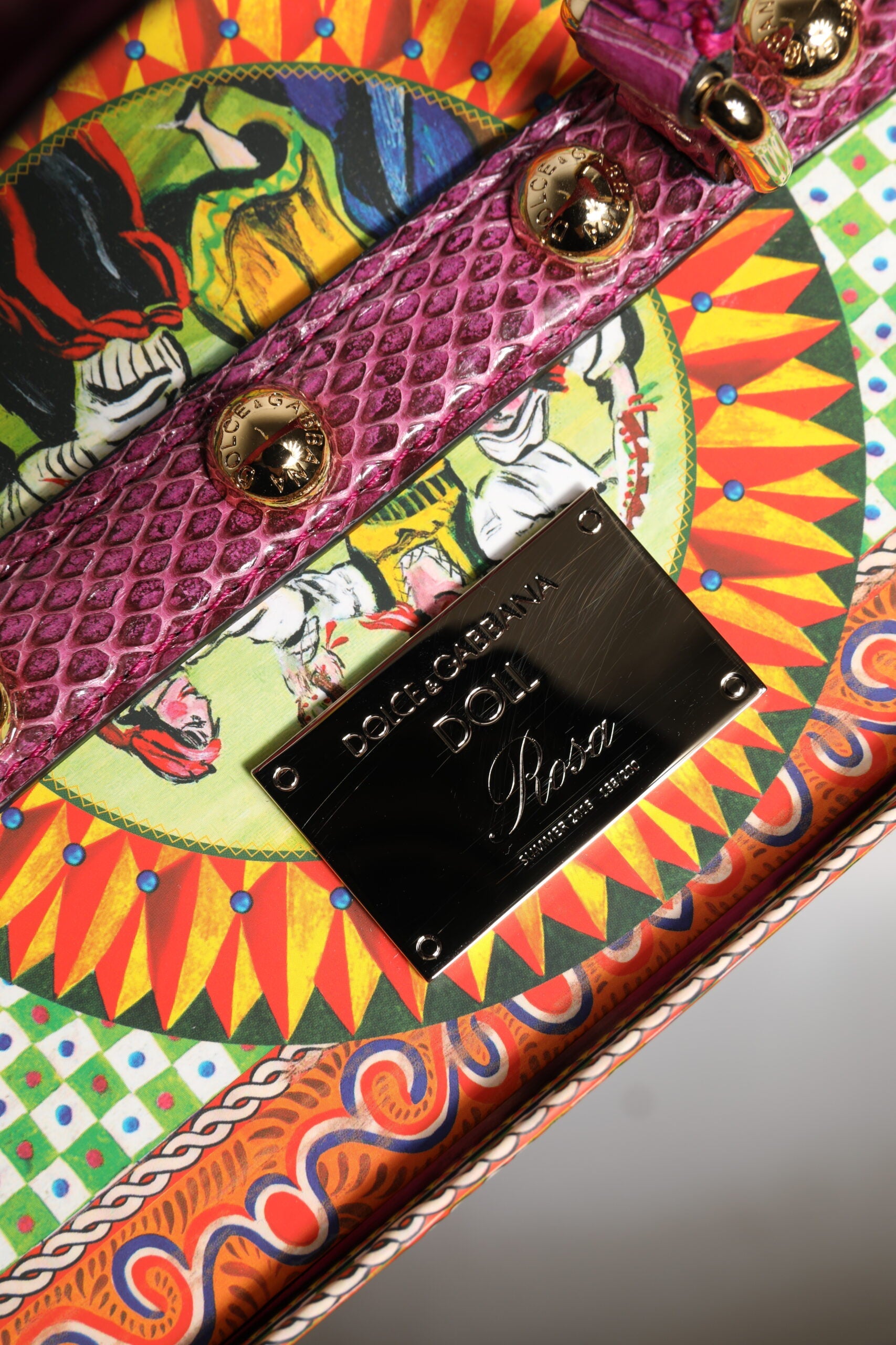 Dolce & Gabbana Black Dress Ceramic Porcelain Fashion Leather Sicily Doll LUNESCAPE