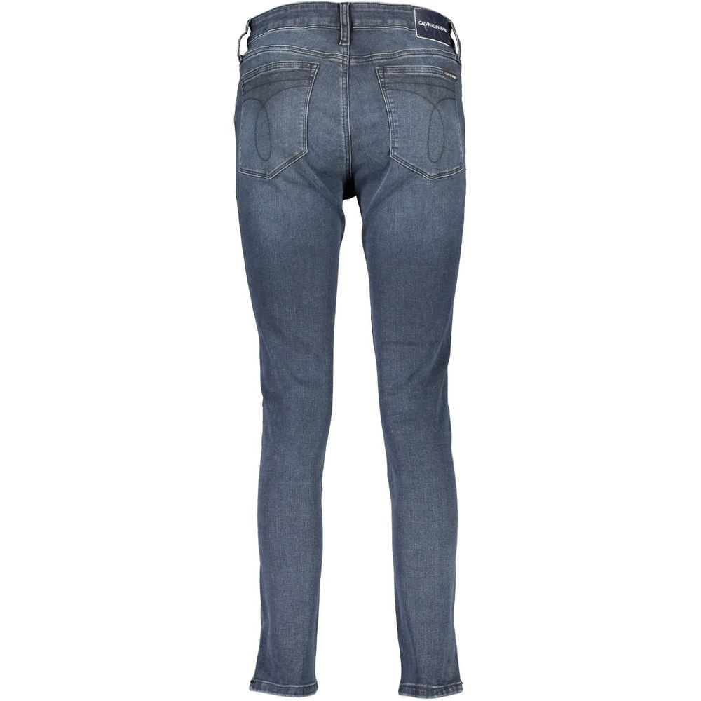 Calvin Klein Blue Cotton Women Jeans